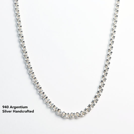 Argentium® 940 Silver Double-Link Chain - Choose your Clasp and Length