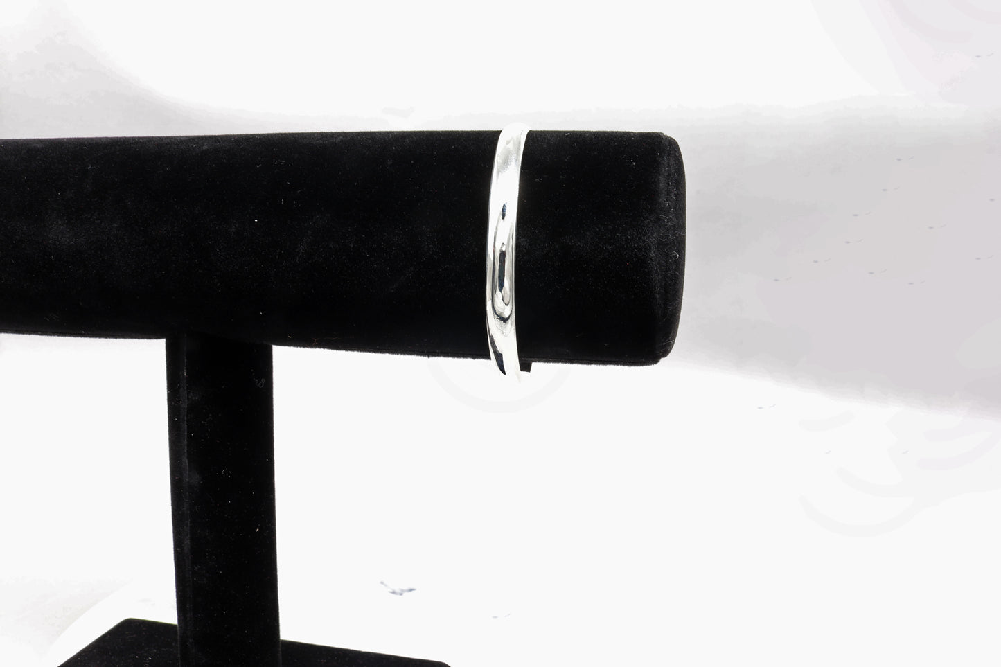 Argentium® 935 Silver Cuff Bracelet – 6mm Low Dome, Adjustable Fit
