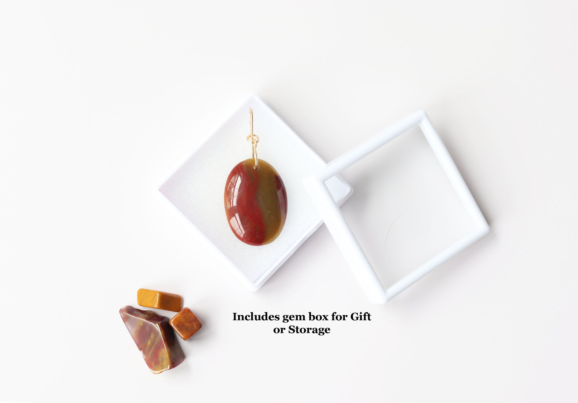 Packaged in a clear-top gem storage box – ideal for safe keeping or gifting.