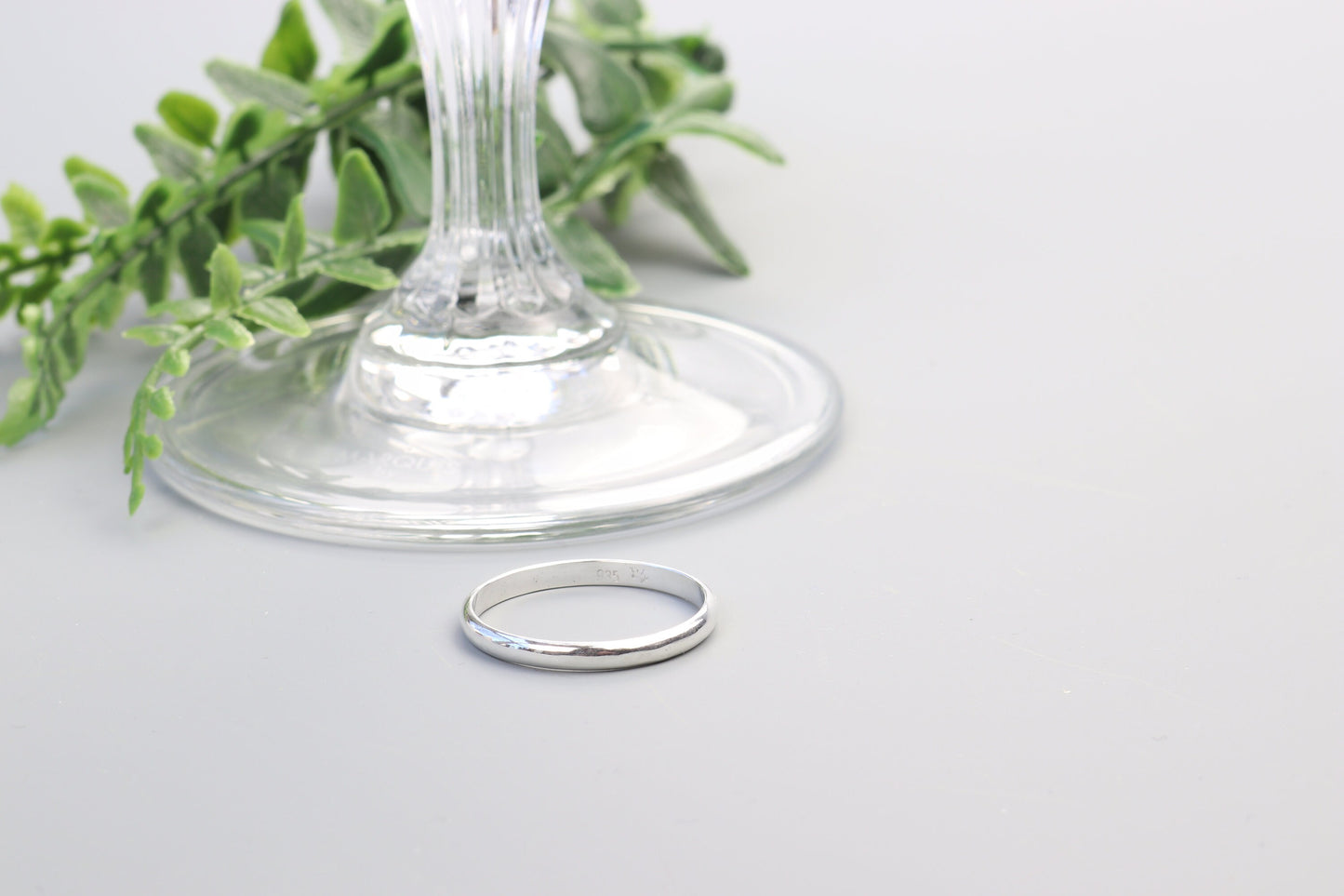 Handmade Silver Ring – Sizes 7.75 & 11.5 in Two Gauges