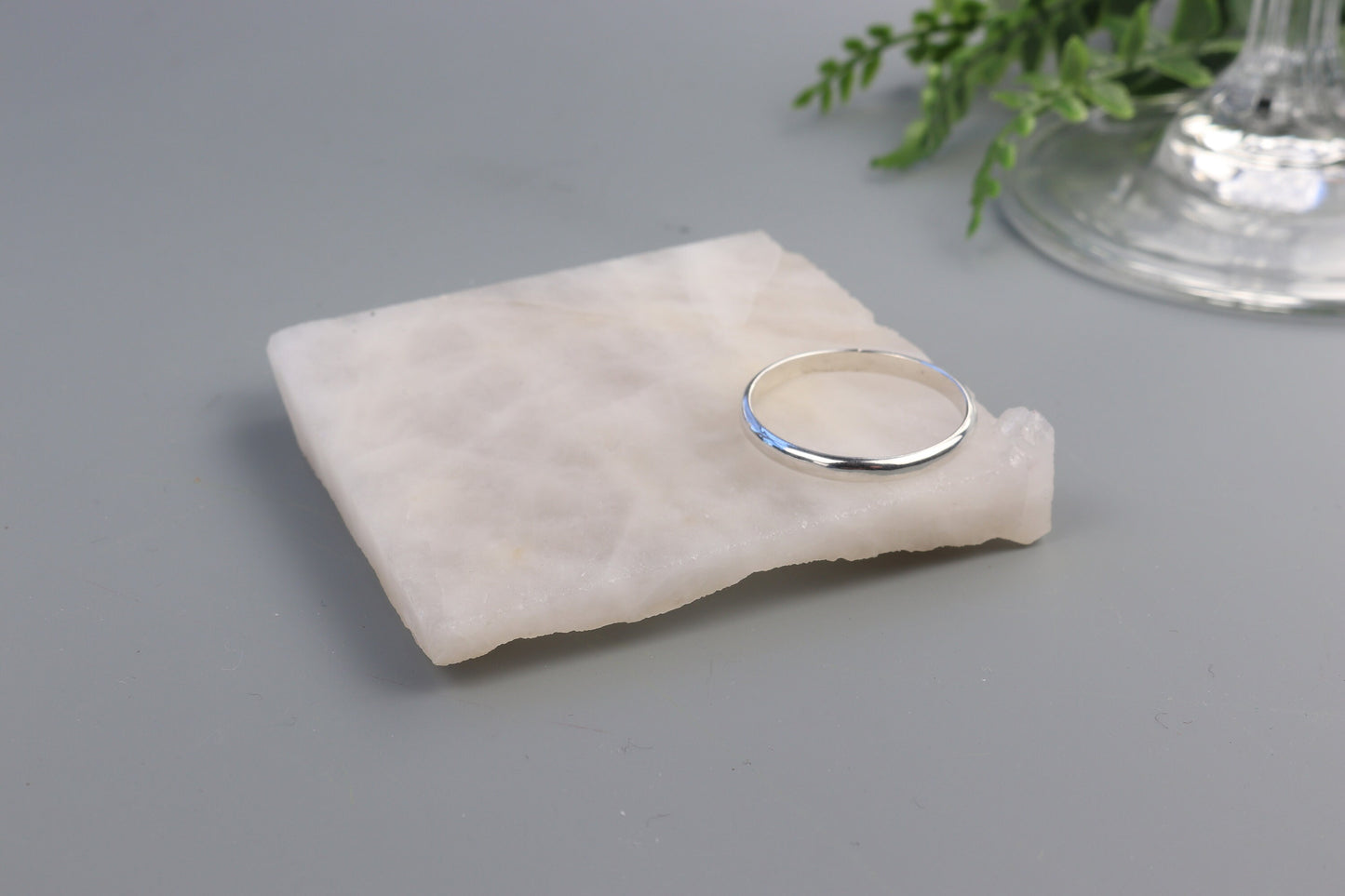 Handmade Silver Ring – Sizes 7.75 & 11.5 in Two Gauges