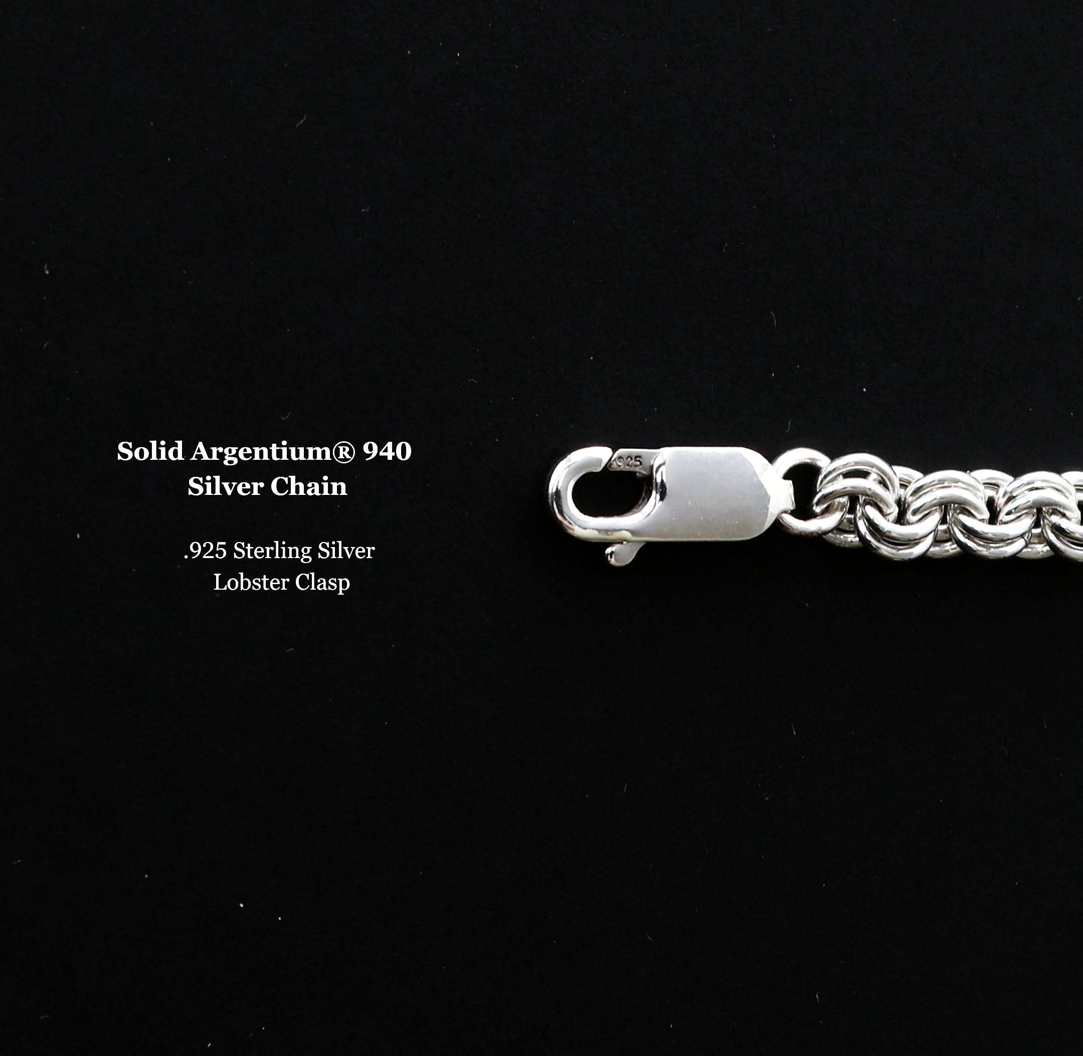 4mm Argentium Silver Chain Necklace – Double Cable – Elkhorn Silver®