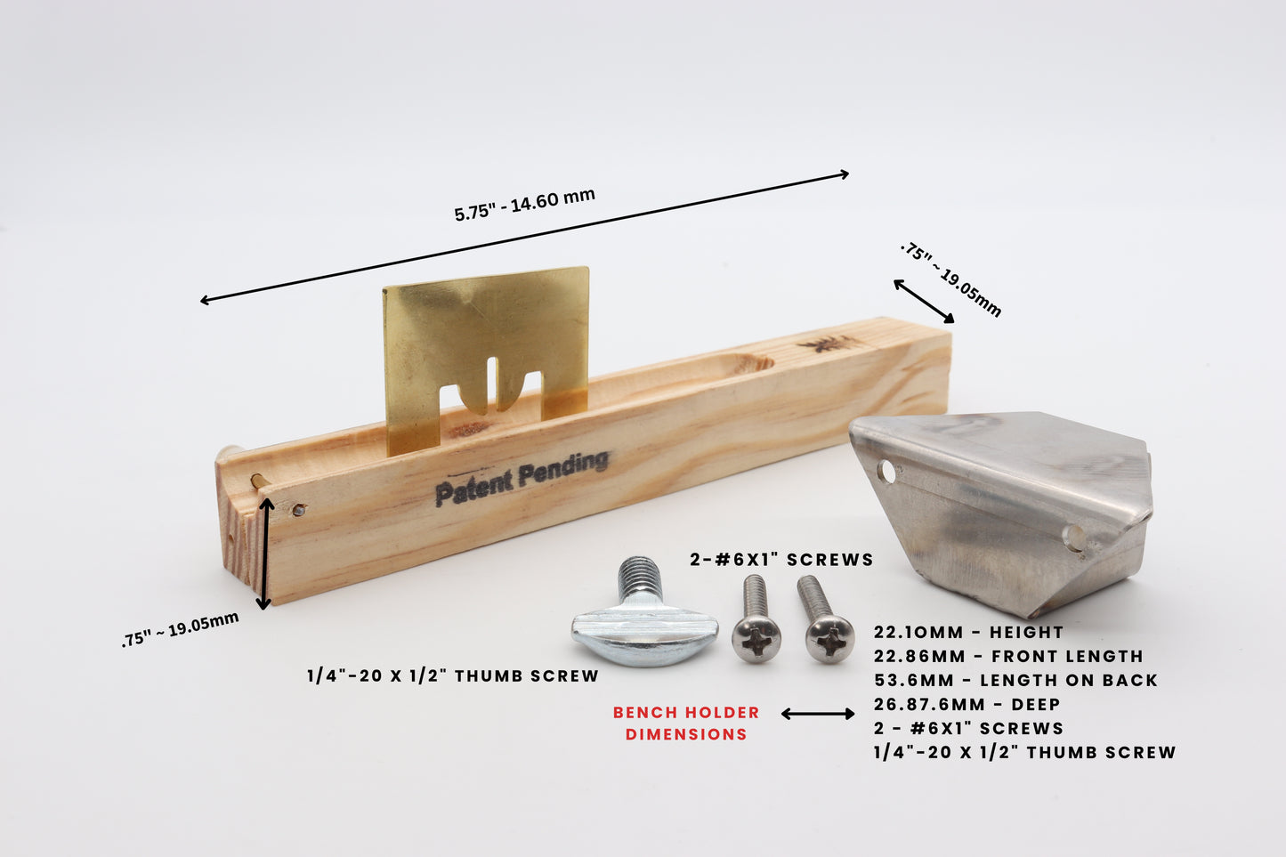 Easy and Precise Elkhorn Silver™ Jump Ring Making Tool, attaches to your bench, with Holder, Made in USA