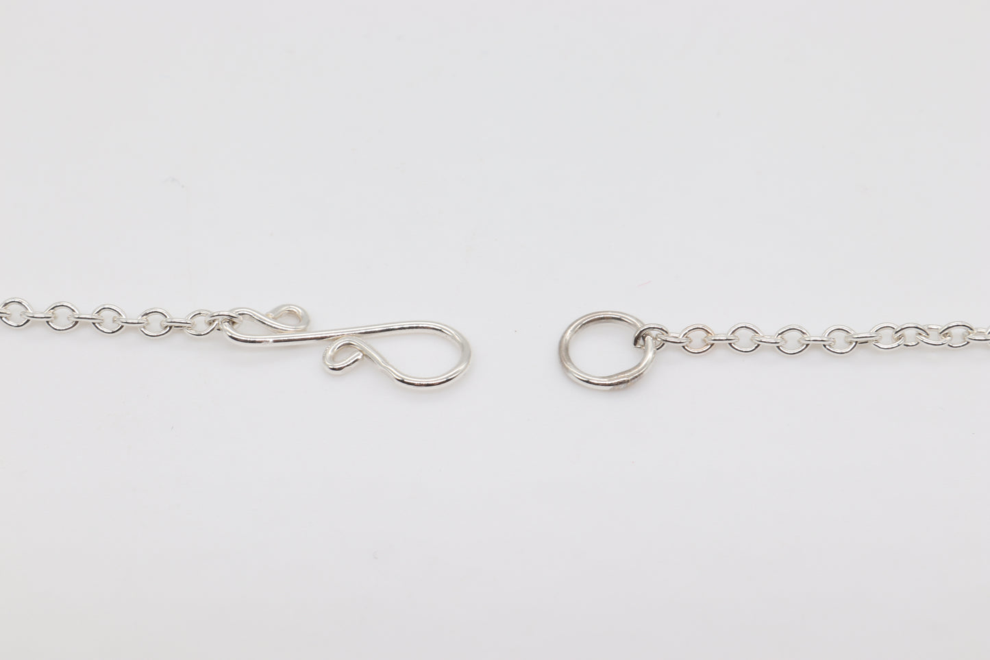 Purple Cubic Zirconia Necklace – Argentium® 935 Silver Dainty Chain