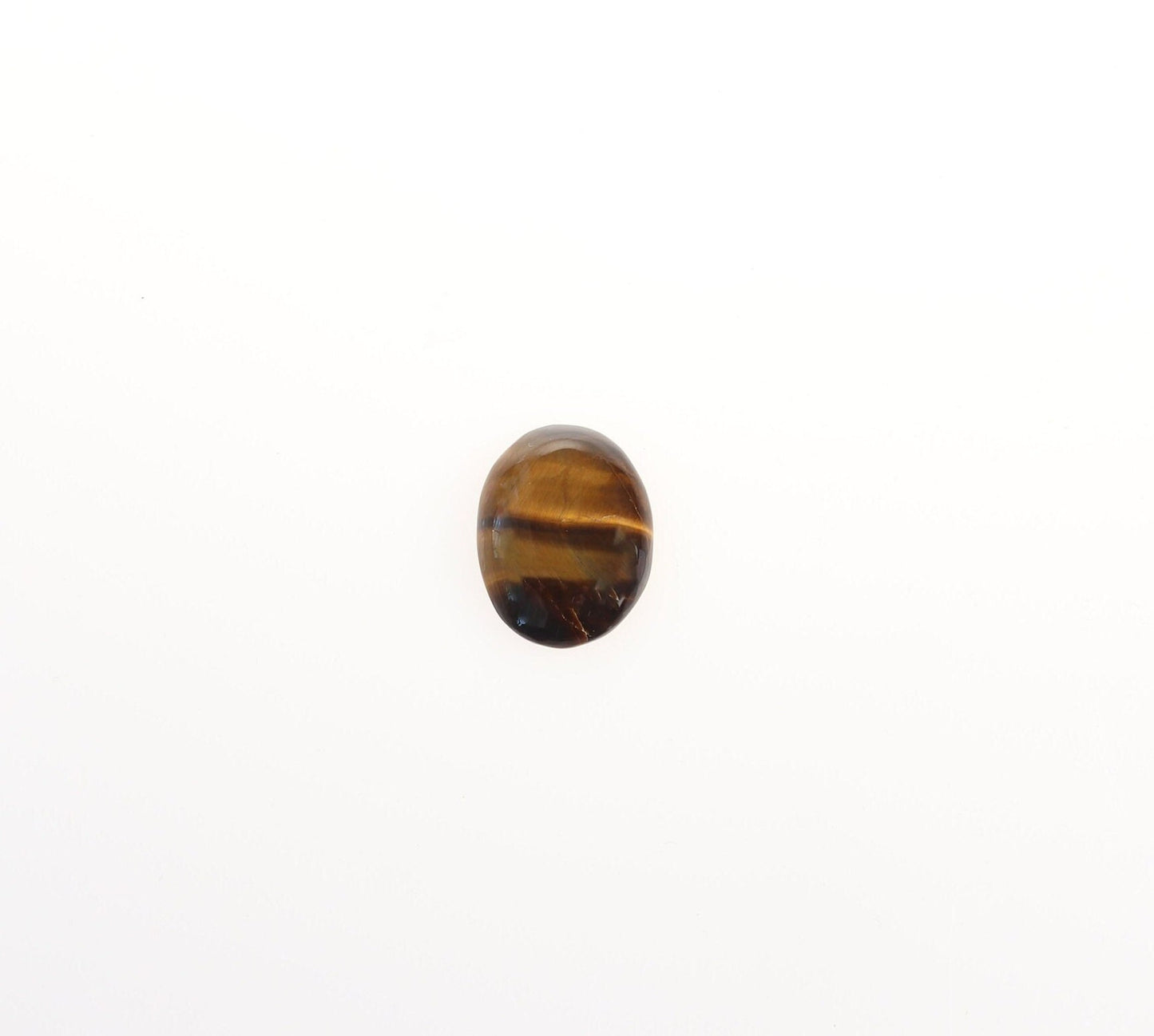 Unique natural Tiger's Eye gemstone cabochon for Jewelry Making, Handcut and Crafted in the USA, 28.15mm x 20.73mm