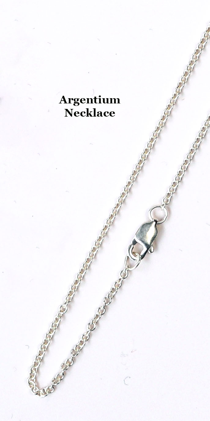 Brecciated Jasper Pendant Necklace in Argentium® 935 Silver